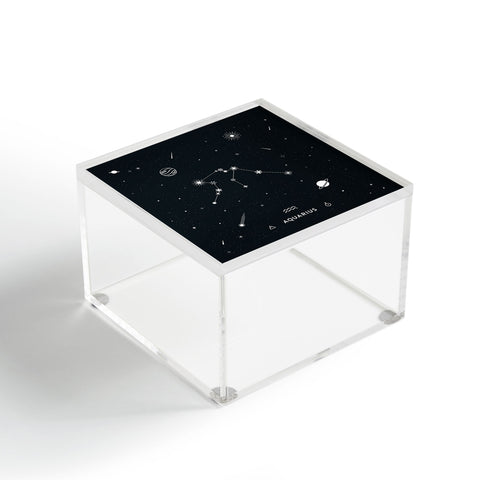 Cuss Yeah Designs Aquarius Star Constellation Acrylic Box