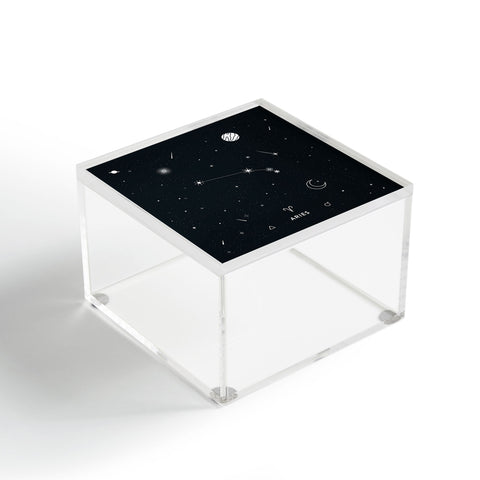 Cuss Yeah Designs Aries Star Constellation Acrylic Box