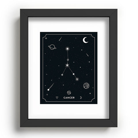 Cuss Yeah Designs Cancer Star Constellation Recessed Framing Rectangle