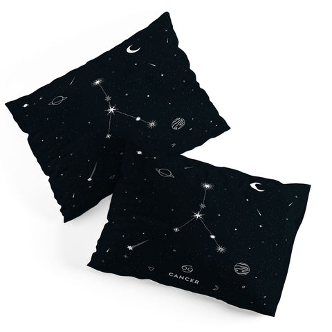 Cuss Yeah Designs Cancer Star Constellation Pillow Shams