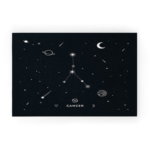Cuss Yeah Designs Cancer Star Constellation Welcome Mat