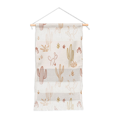 Cuss Yeah Designs Hand Drawn Cactus Pattern Wall Hanging Portrait