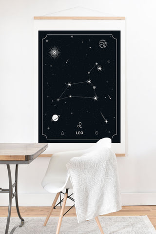 Cuss Yeah Designs Leo Star Constellation Art Print And Hanger