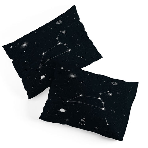 Cuss Yeah Designs Leo Star Constellation Pillow Shams