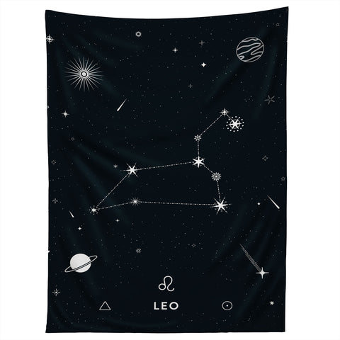 Cuss Yeah Designs Leo Star Constellation Tapestry