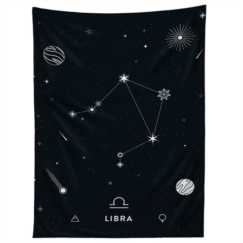 Cuss Yeah Designs Libra Star Constellation Tapestry