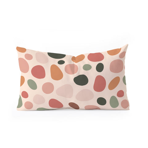 Cuss Yeah Designs Multicolor Cheetah Pattern 001 Oblong Throw Pillow