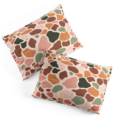 Cuss Yeah Designs Multicolor Giraffe Pattern 001 Pillow Shams