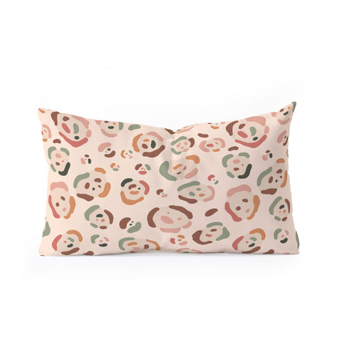 Cuss Yeah Designs Multicolor Jaguar Pattern 001 Oblong Throw Pillow