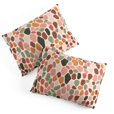 Cuss Yeah Designs Multicolor Snake Scale Pattern Pillow Shams