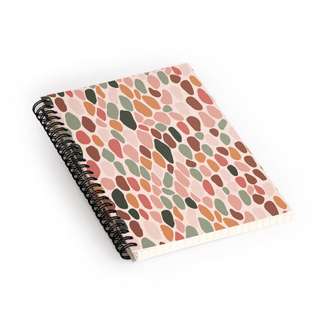 Cuss Yeah Designs Multicolor Snake Scale Pattern Spiral Notebook