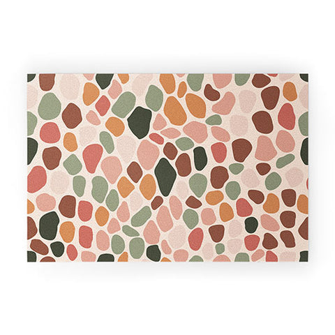Cuss Yeah Designs Multicolor Snake Scale Pattern Welcome Mat