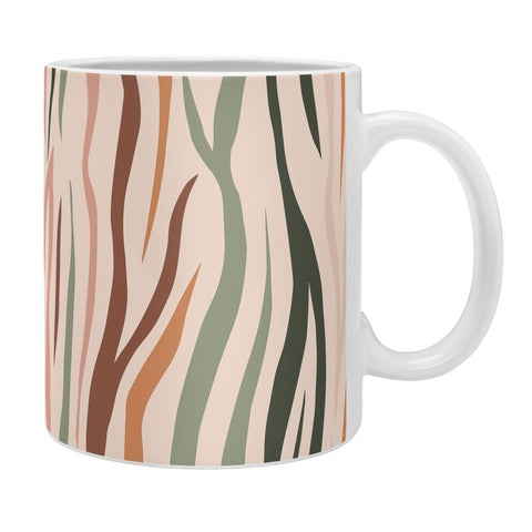 Cuss Yeah Designs Multicolor Zebra Pattern 001 Coffee Mug
