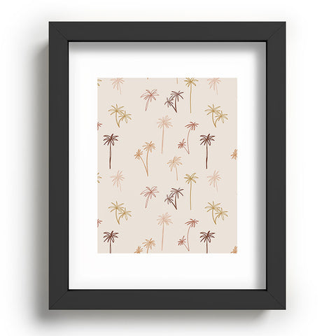 Cuss Yeah Designs Palm Tree Pattern Recessed Framing Rectangle