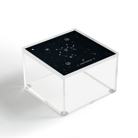 Cuss Yeah Designs Sagittarius Star Constellation Acrylic Box