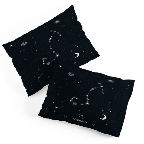 Cuss Yeah Designs Scorpio Star Constellation Pillow Shams