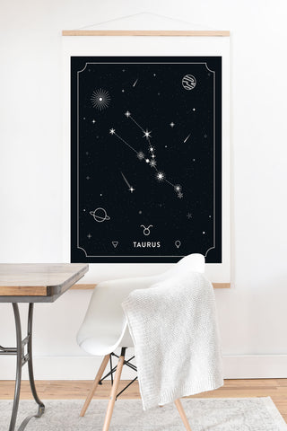 Cuss Yeah Designs Taurus Star Constellation Art Print And Hanger
