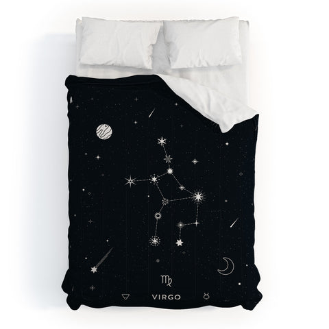 Cuss Yeah Designs Virgo Star Constellation Comforter