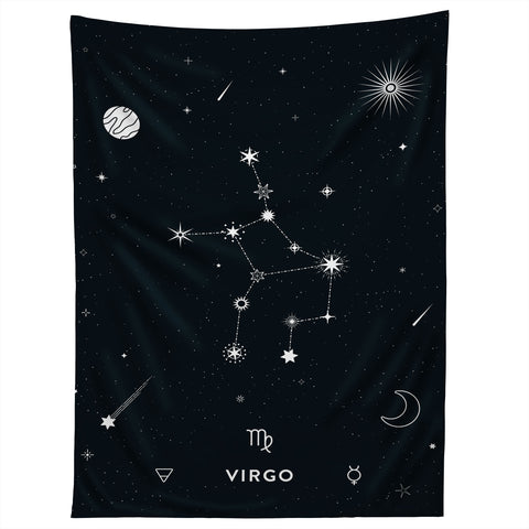 Cuss Yeah Designs Virgo Star Constellation Tapestry