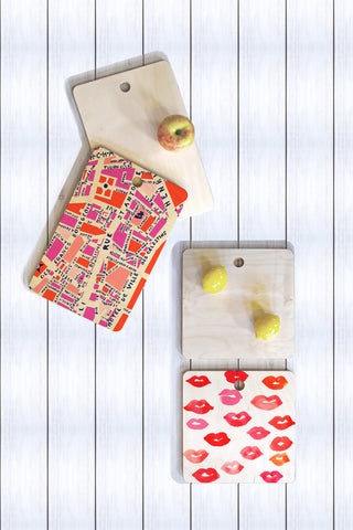 Paris Love Cutting Board Two Pack