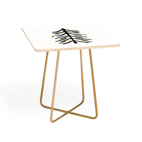 Cynthia Haller Black and gold spiky tree Side Table