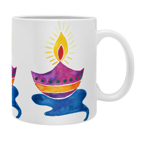 Cynthia Haller Diwali Diyas Coffee Mug