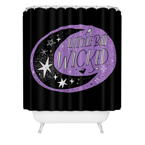 CynthiaF A Little Bit Wicked Shower Curtain
