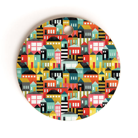 CynthiaF Bauhouses Cutting Board Round