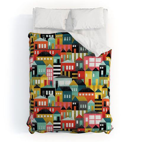 CynthiaF Bauhouses Duvet Cover