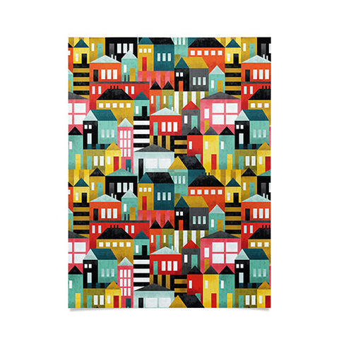 CynthiaF Bauhouses Poster