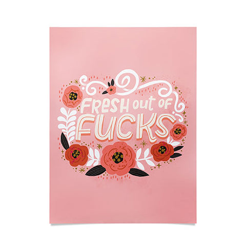 CynthiaF Fresh Out of Fucks Poster