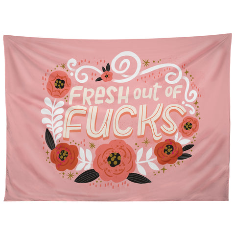CynthiaF Fresh Out of Fucks Tapestry