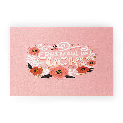 CynthiaF Fresh Out of Fucks Welcome Mat