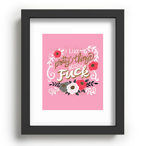 CynthiaF I Like Pretty Things Recessed Framing Rectangle