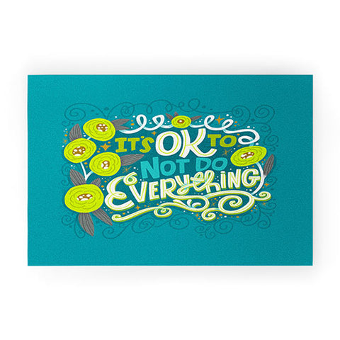 CynthiaF Its OK to Not Do Everything Welcome Mat