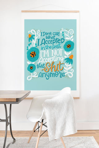CynthiaF Not Accepting Shit Art Print And Hanger
