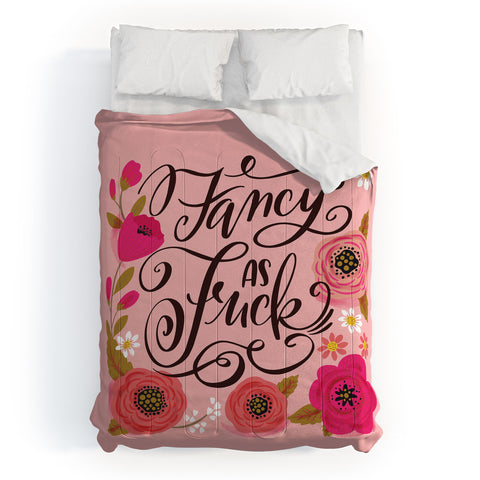 CynthiaF Pretty Sweary Fancy as Fuck Comforter