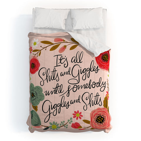 CynthiaF Pretty Sweary Shits n Giggles Comforter
