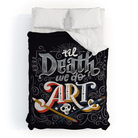 CynthiaF Til Death We Do Art Comforter