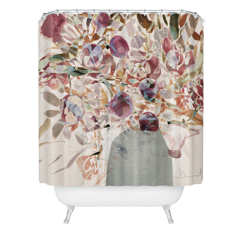 Dan Hobday Art Blooms 1 Shower Curtain