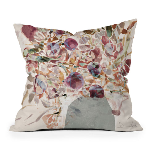 Dan Hobday Art Blooms 1 Throw Pillow