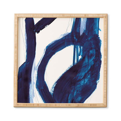 Dan Hobday Art Blue Abstract Framed Wall Art