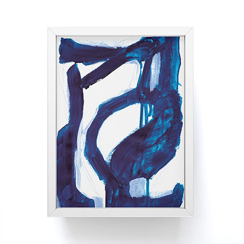 Dan Hobday Art Blue Abstract Framed Mini Art Print