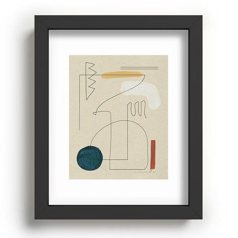 Dan Hobday Art Boho Desert Recessed Framing Rectangle