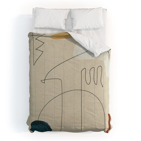 Dan Hobday Art Boho Desert Comforter