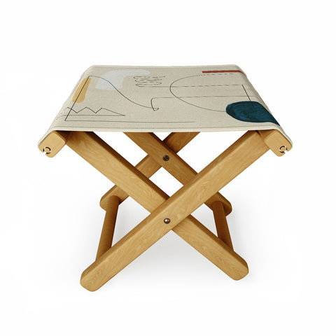 Dan Hobday Art Boho Desert Folding Stool