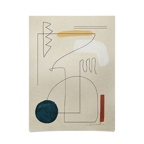 Dan Hobday Art Boho Desert Poster