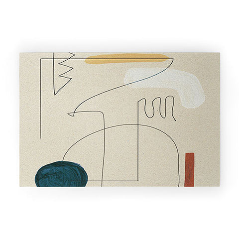 Dan Hobday Art Boho Desert Welcome Mat