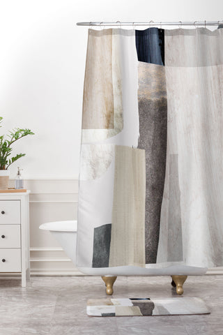 Dan Hobday Art Clay Shower Curtain And Mat