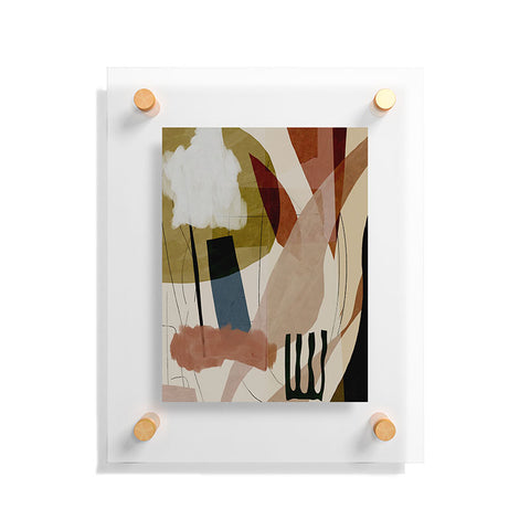 Dan Hobday Art Collage 1 Floating Acrylic Print